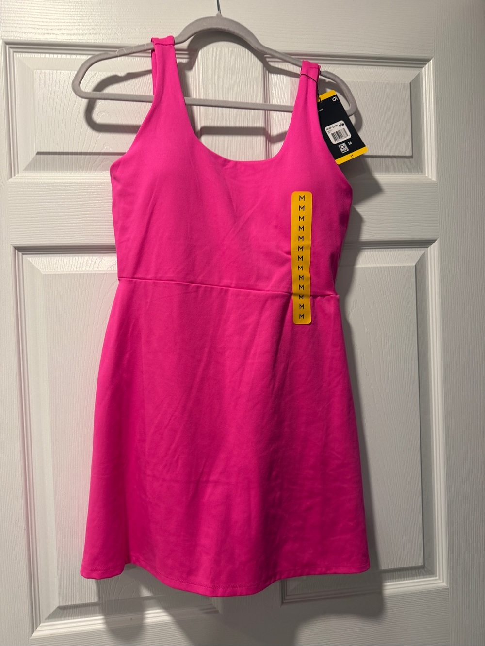 GAP Pink Mini Tank Dress with built in shorts and bra. NWT